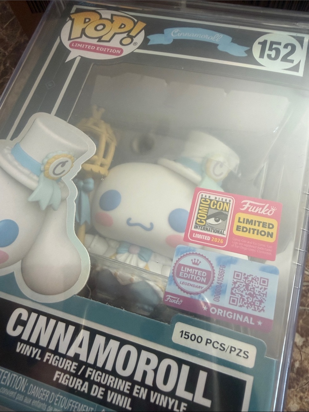LIMITED EDITION - SAN DIEGO COMIC CON 2026 -  Cinnamoroll Vinyl Figure - Picture 4 of 4